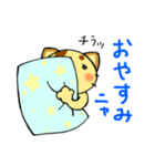 チラネコ（個別スタンプ：4）