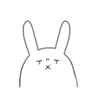 うさぎ楽しそう（個別スタンプ：5）