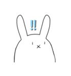 うさぎ楽しそう（個別スタンプ：7）