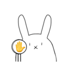 うさぎ楽しそう（個別スタンプ：11）