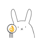 うさぎ楽しそう（個別スタンプ：12）