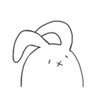 うさぎ楽しそう（個別スタンプ：15）