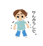 女性の日常生活の絵のスタンプ（個別スタンプ：11）