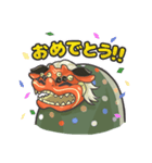 かわいい獅子舞スタンプ（個別スタンプ：3）