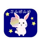 うさぎandフード（個別スタンプ：6）