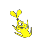 しあわせ黄色いうさぎhappy yellow Rabbit（個別スタンプ：12）