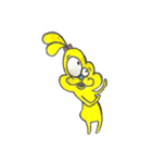 しあわせ黄色いうさぎhappy yellow Rabbit（個別スタンプ：13）
