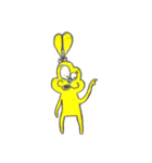 しあわせ黄色いうさぎhappy yellow Rabbit（個別スタンプ：14）