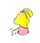 しあわせ黄色いうさぎhappy yellow Rabbit（個別スタンプ：15）