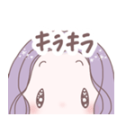 ラベンダーヘアの女の子（個別スタンプ：16）