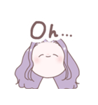 ラベンダーヘアの女の子（個別スタンプ：27）