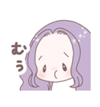 ラベンダーヘアの女の子（個別スタンプ：28）
