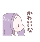 ラベンダーヘアの女の子（個別スタンプ：29）