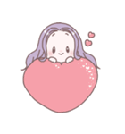 ラベンダーヘアの女の子（個別スタンプ：30）