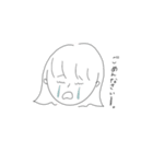 女の子と、ときどき動物（個別スタンプ：7）