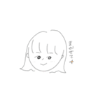女の子と、ときどき動物（個別スタンプ：9）