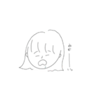 女の子と、ときどき動物（個別スタンプ：12）