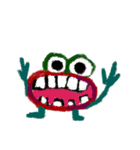 奇妙な落書き（個別スタンプ：1）