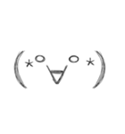 手書き顔もじ（個別スタンプ：2）
