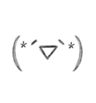 手書き顔もじ（個別スタンプ：6）