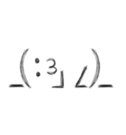 手書き顔もじ（個別スタンプ：15）