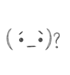 手書き顔もじ（個別スタンプ：20）