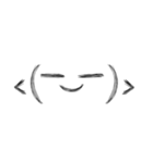 手書き顔もじ（個別スタンプ：21）