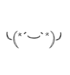 手書き顔もじ（個別スタンプ：23）