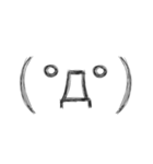手書き顔もじ（個別スタンプ：27）