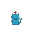 おはなねこ  ふたばねこ（個別スタンプ：1）