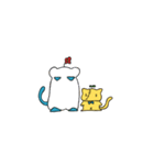 おはなねこ  ふたばねこ（個別スタンプ：28）