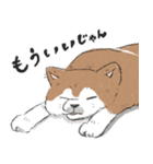 ぽわぽわ秋田犬（個別スタンプ：34）
