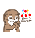 可愛いカワウソのスタンプ（個別スタンプ：31）