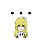 金髪のメイドっぽいスタンプ（個別スタンプ：13）
