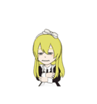 金髪のメイドっぽいスタンプ（個別スタンプ：16）