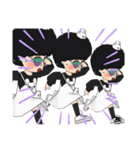 アフロ三姉妹（個別スタンプ：13）