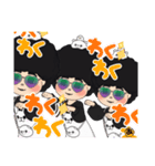 アフロ三姉妹（個別スタンプ：17）