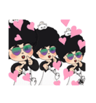 アフロ三姉妹（個別スタンプ：19）