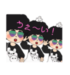 アフロ三姉妹（個別スタンプ：20）