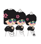 アフロ三姉妹（個別スタンプ：22）
