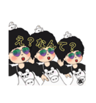 アフロ三姉妹（個別スタンプ：24）