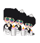 アフロ三姉妹（個別スタンプ：28）