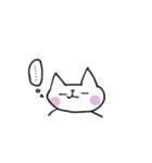 目、開かない優しいネコさん（個別スタンプ：6）