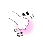 目、開かない優しいネコさん（個別スタンプ：40）