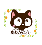 小さい黒猫スタンプ☆春色（個別スタンプ：25）
