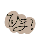 手書き顔付き文字（個別スタンプ：31）