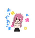 ピンク色好き女子のスタンプ（個別スタンプ：13）