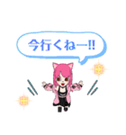 ピンク色好き女子のスタンプ（個別スタンプ：31）