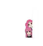 ピンク色好き女子のスタンプ（個別スタンプ：38）