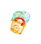 まるいふくろうのスタンプ（個別スタンプ：8）